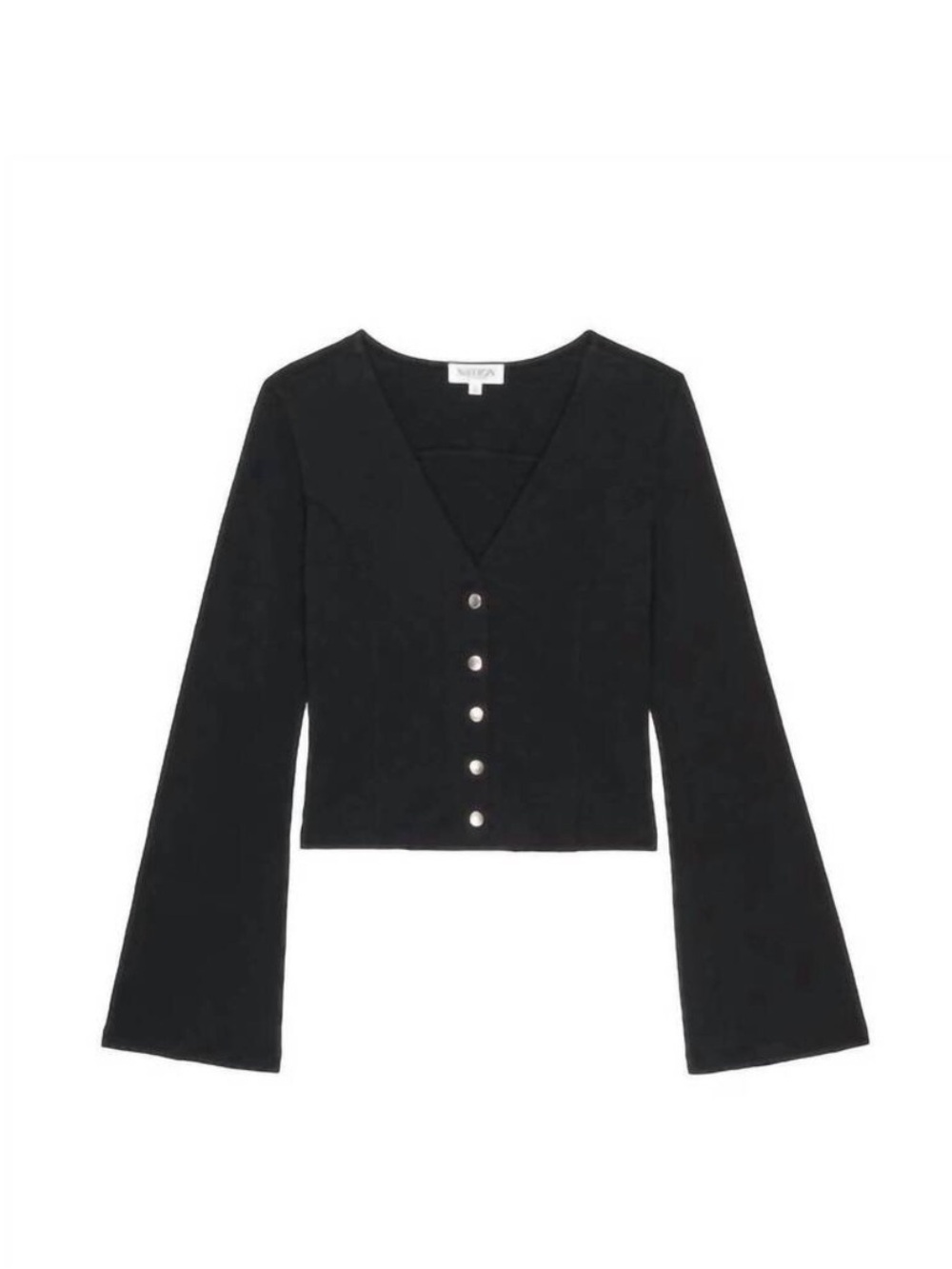 Nation LTD Margaux Top in Jet Black